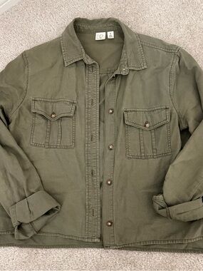 BP Olive Green Utility Top